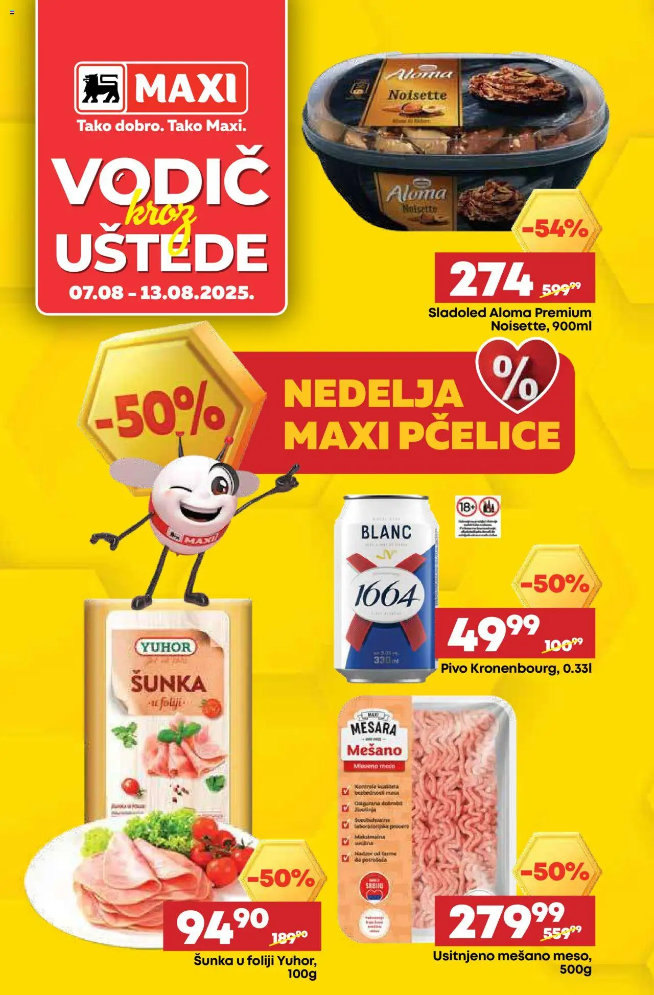 Tempo katalog - važi od 07.08.2025 | Strana: 1 | Proizvode: Sladoled, Šunka, Pivo