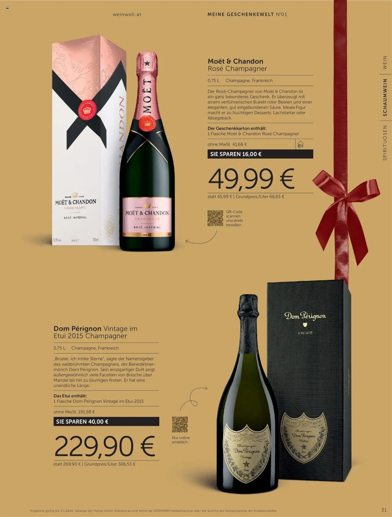 Interspar Geschenkewelt  gültig ab 08.10.2025 | Seite: 31 | Produkte: Duft, Wein