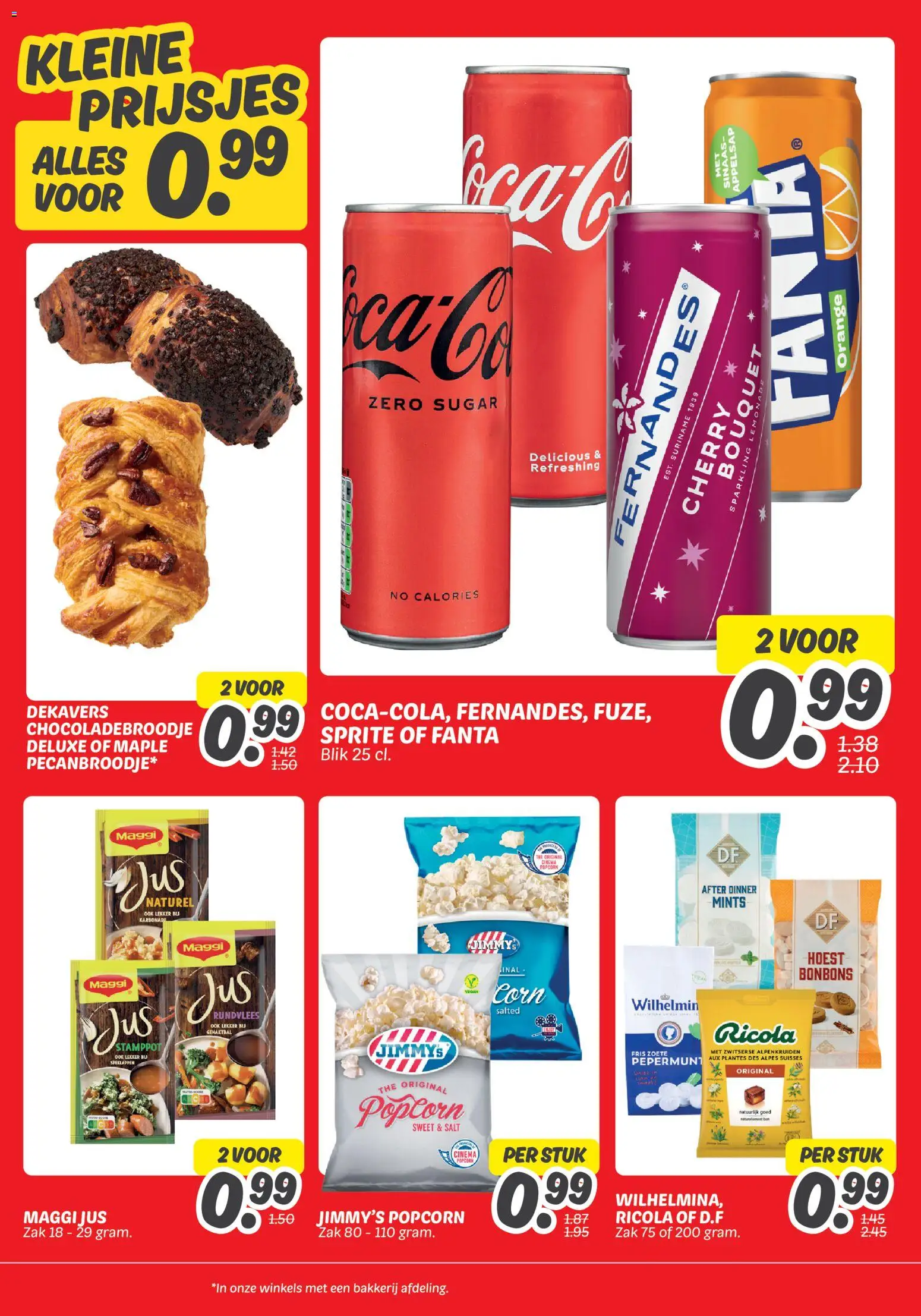 {H1} | Pagina: 16 | Producten: Fanta, Sprite, Zak, Pepermunt