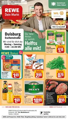 Rewe prospekt Duisburg	 ab 22.02.2026 gültig