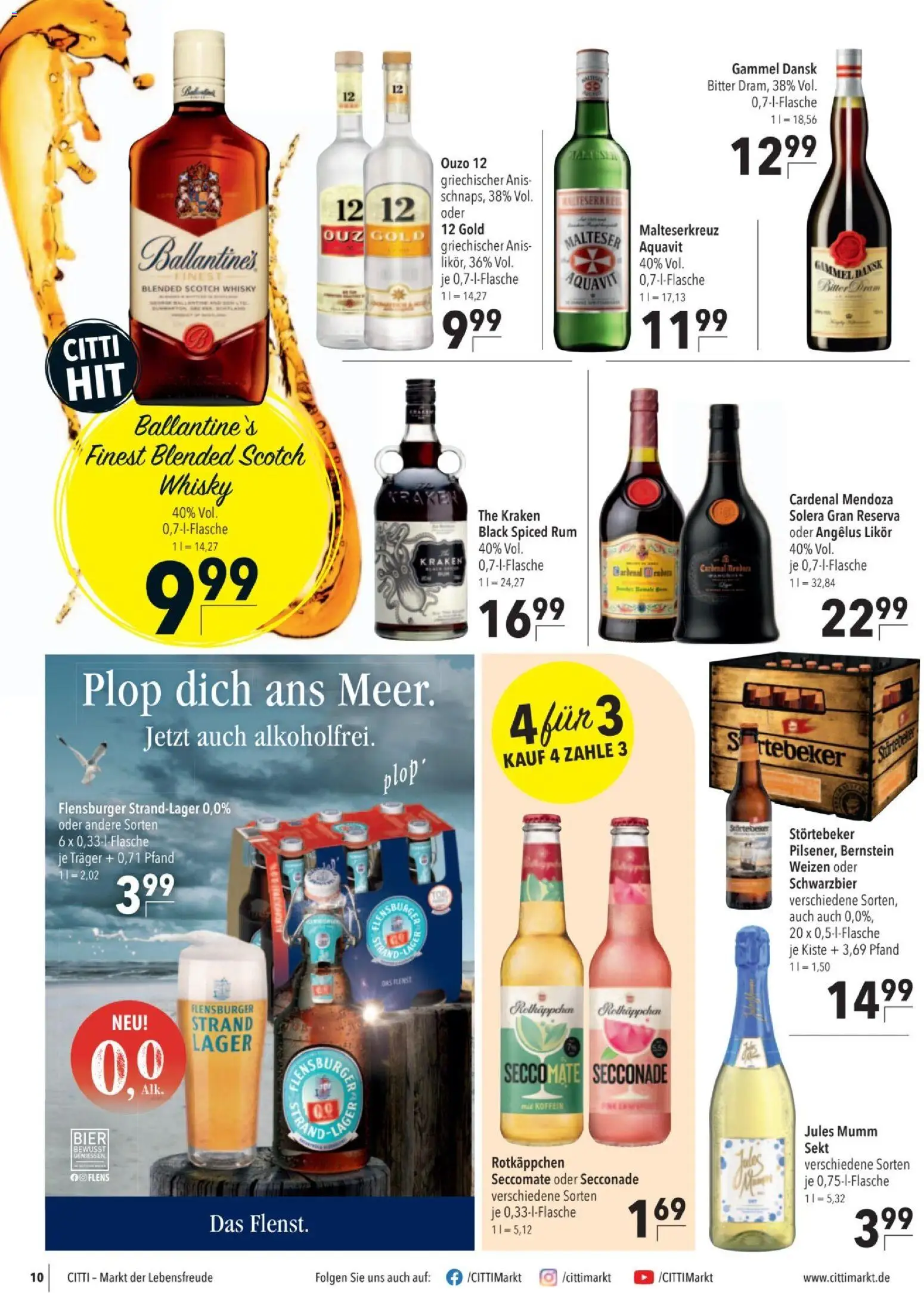 CITTI tilbudsavis – gyldig fra 04.03.2026 | Side: 10 | Produkter: Whisky, Prancha