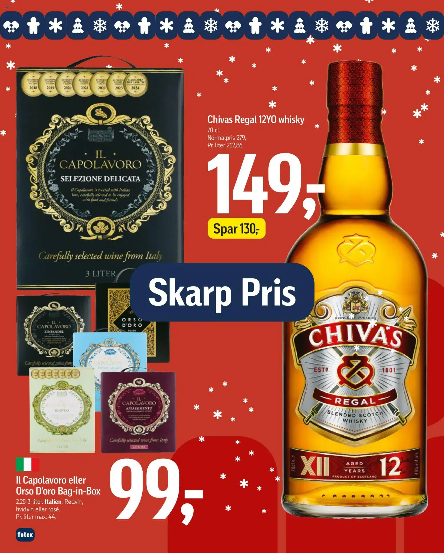 Føtex tilbudsavis – gyldig fra 12.12.2025 | Side: 12 | Produkter: Whisky, Is