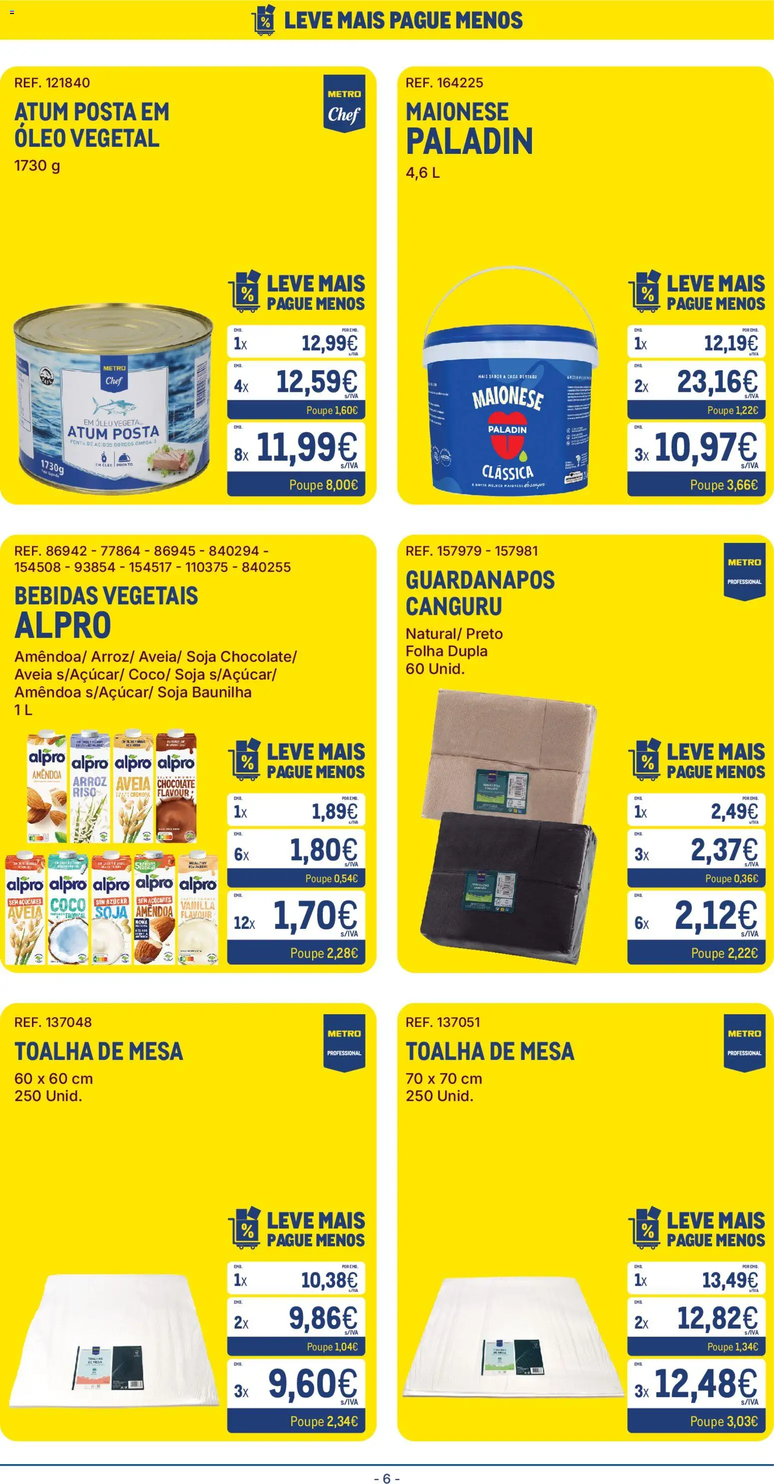 Makro folheto │ válido de 24.02.2026 | Página: 6 | Produtos: Atum, Mesa, Chocolate, Arroz