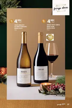 Pré-visualização VINHO BRANCO DA BEIRA RABIGATO PINGO DOCE, Vinho Branco da Beira Rabigato Pingo Doce 75cl válido de 25.11.2025 | Página: 27 | Produtos: Vinho, Vinho tinto