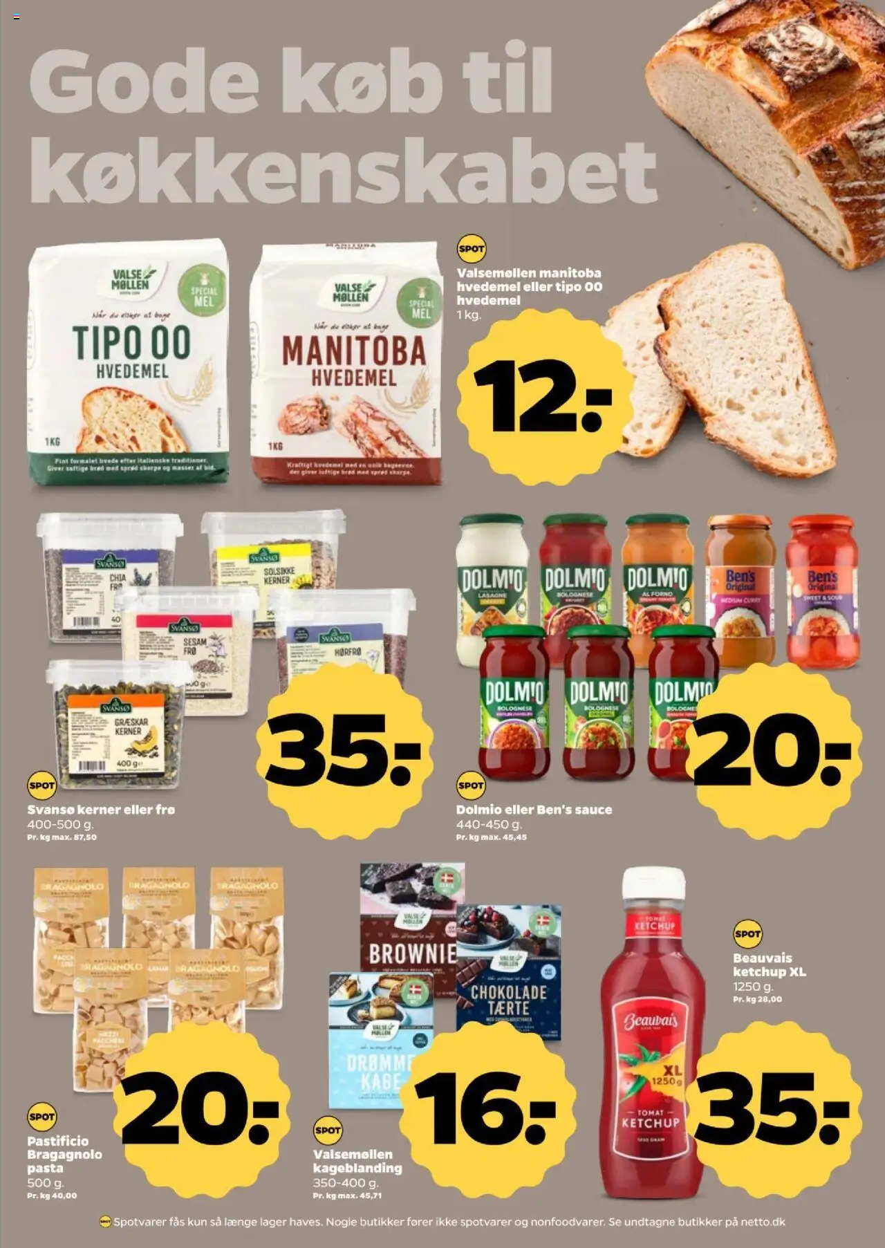 Netto Tilbudsavis gyldig fra 09.08.2025 | Side: 20 | Produkter: Chokolade, Græskar, Hvedemel, Carpete