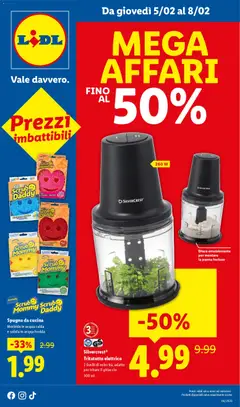 Anteprima del volantino Lidl Mega Affari catalogo valido a partire dal 05.02.2026