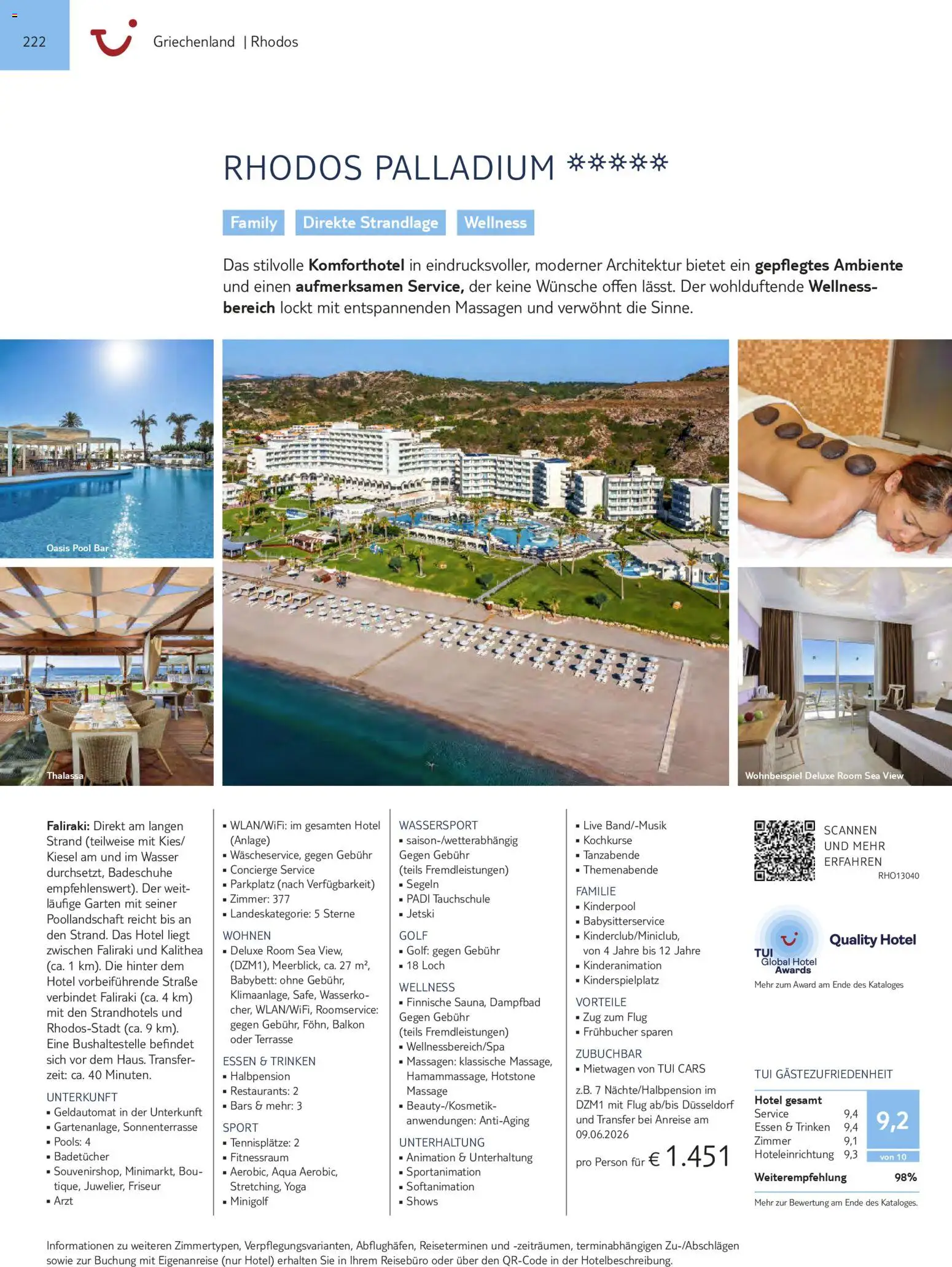 Aida  Südeuropa & Nordafrika 2026/27 – gültig ab 01.01.2026 | Seite: 222 | Produkte: Babybett, Wasser