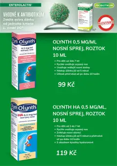 Náhled letáku Alphega lékárna nabídka od 01.10.2025 | Strana: 5 | Produkty: Olynth