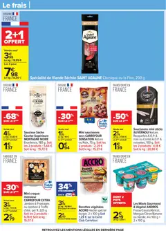 Carrefour - Prévisualisation de Carrefour Les promos du quotidien valide à partir de 15.12.2025 | Page: 23 | Produits: Jambon, Viande, Porc, Noix