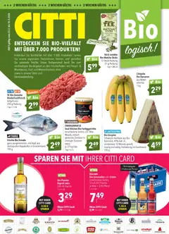 CITTI Markt Bio logisch! ab 25.02.2026 gültig | Seite: 1 | Produkte: Mühle, Käse, Theke, Tomaten