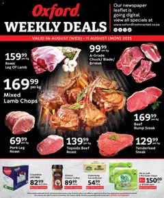 Preview of Oxford Freshmarket specials valid from 06.08.2025