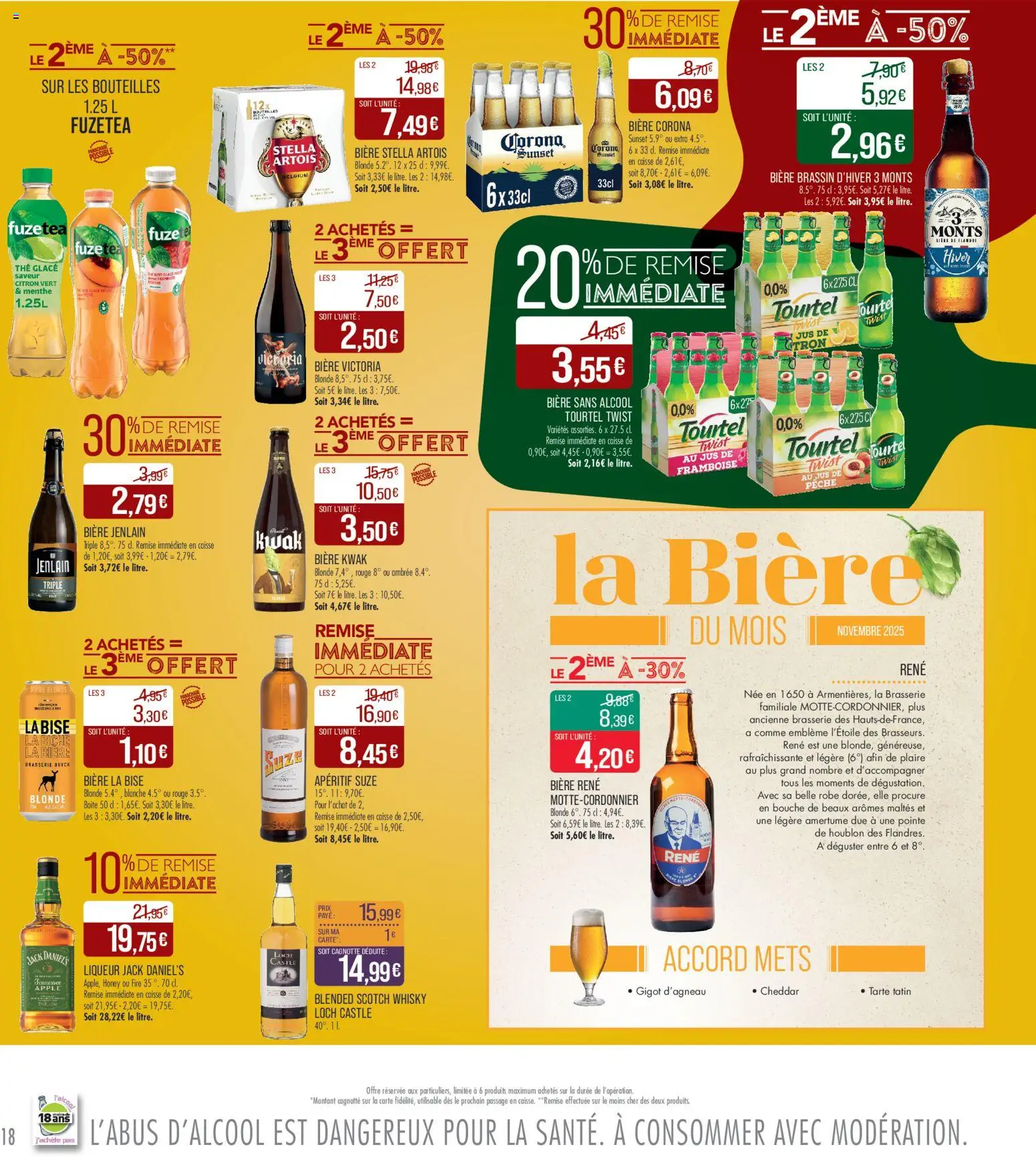 {H1} | Page: 18 | Produits: Citron, Menthe, Gigot d'agneau, Liqueur