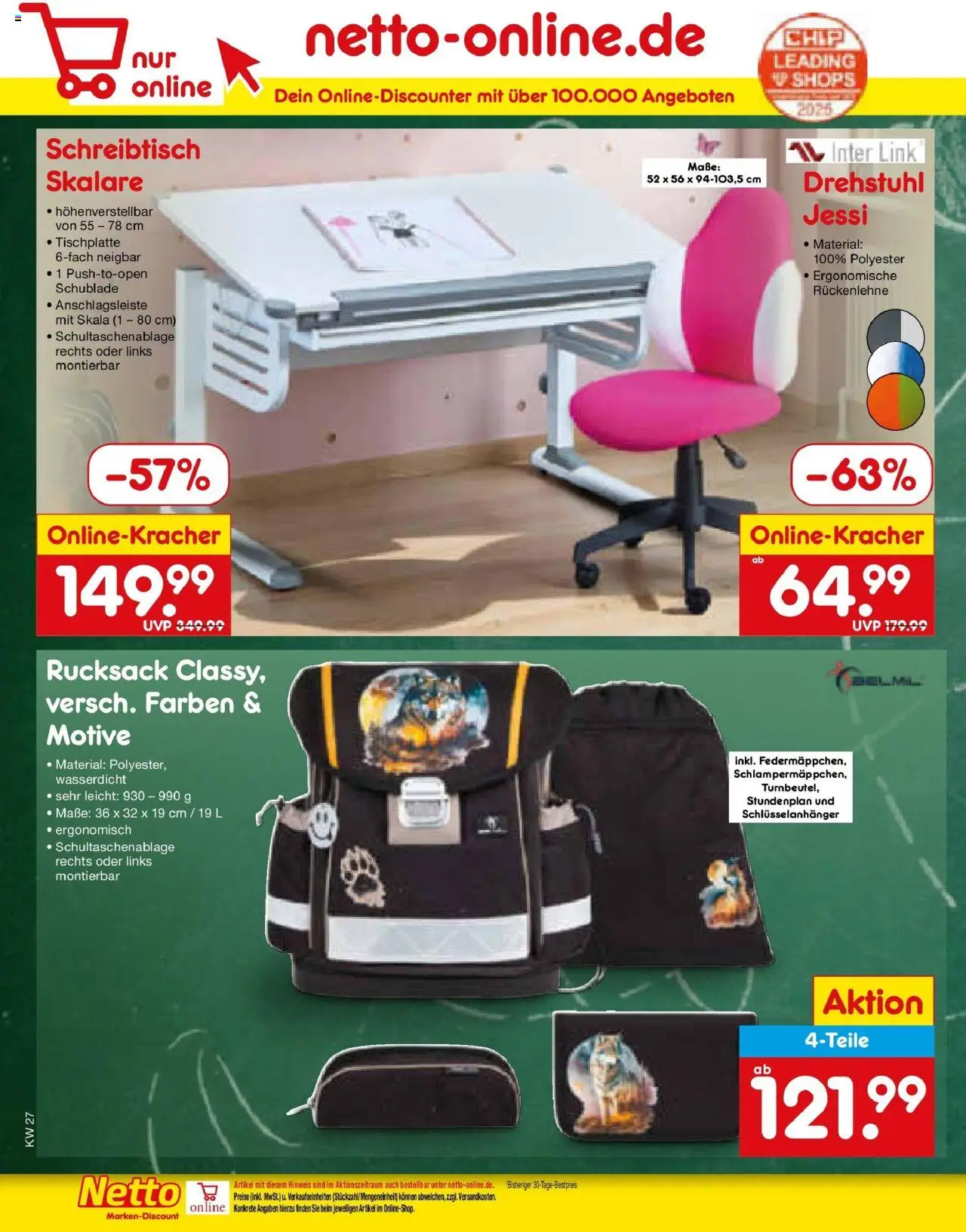 Netto Marken-Discount prospekt Amberg	 - gültig ab dem 29.06.2025 | Seite: 40 | Produkte: Rucksack