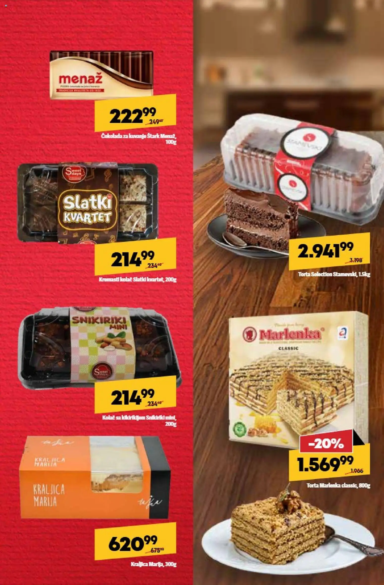 Maxi katalog - važi od 22.12.2025 | Strana: 21 | Proizvode: Čokolada za kuvanje, Kolač, Čokolada, Torta