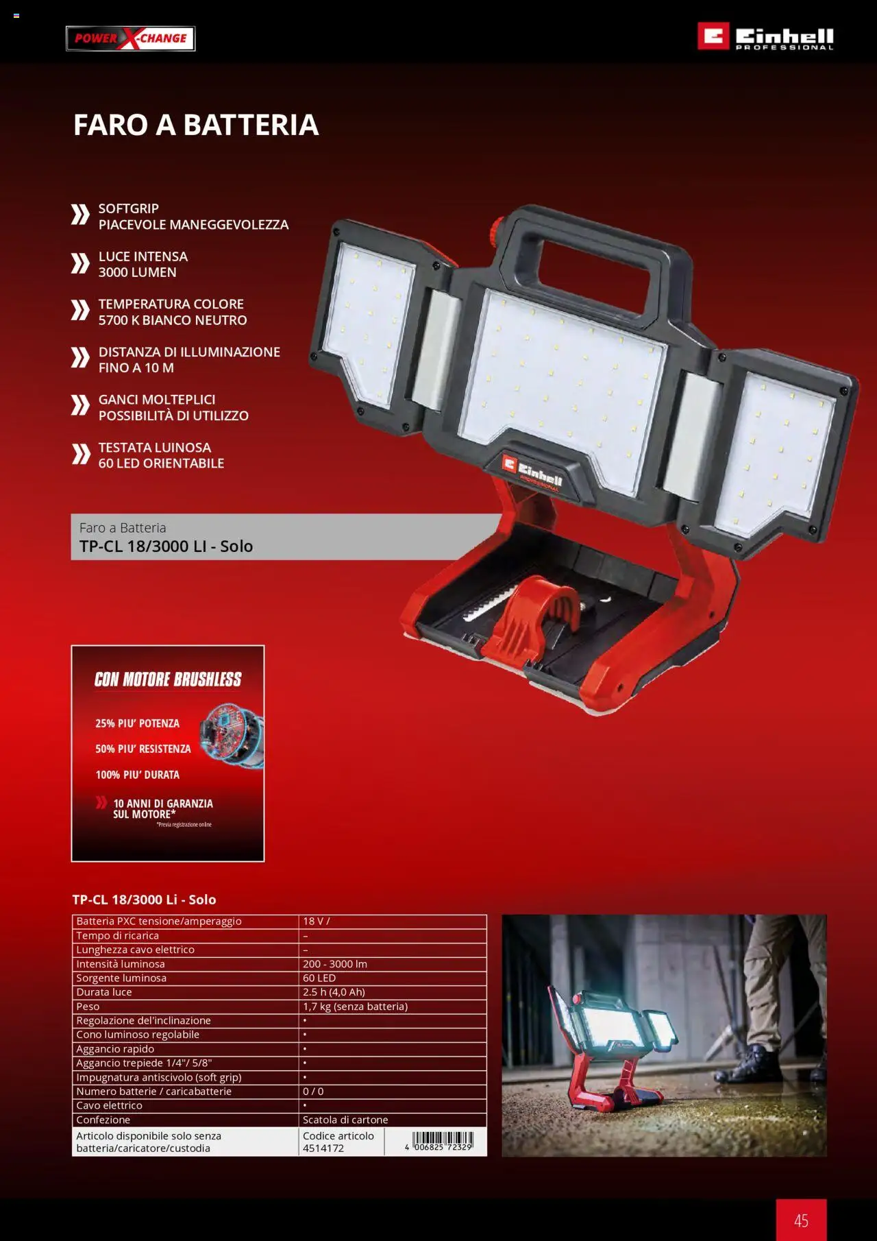 Volantino Einhell del 06.02.2025 | Pagina: 45 | Prodotti: Cavo, Scatola, Batteria, Batterie