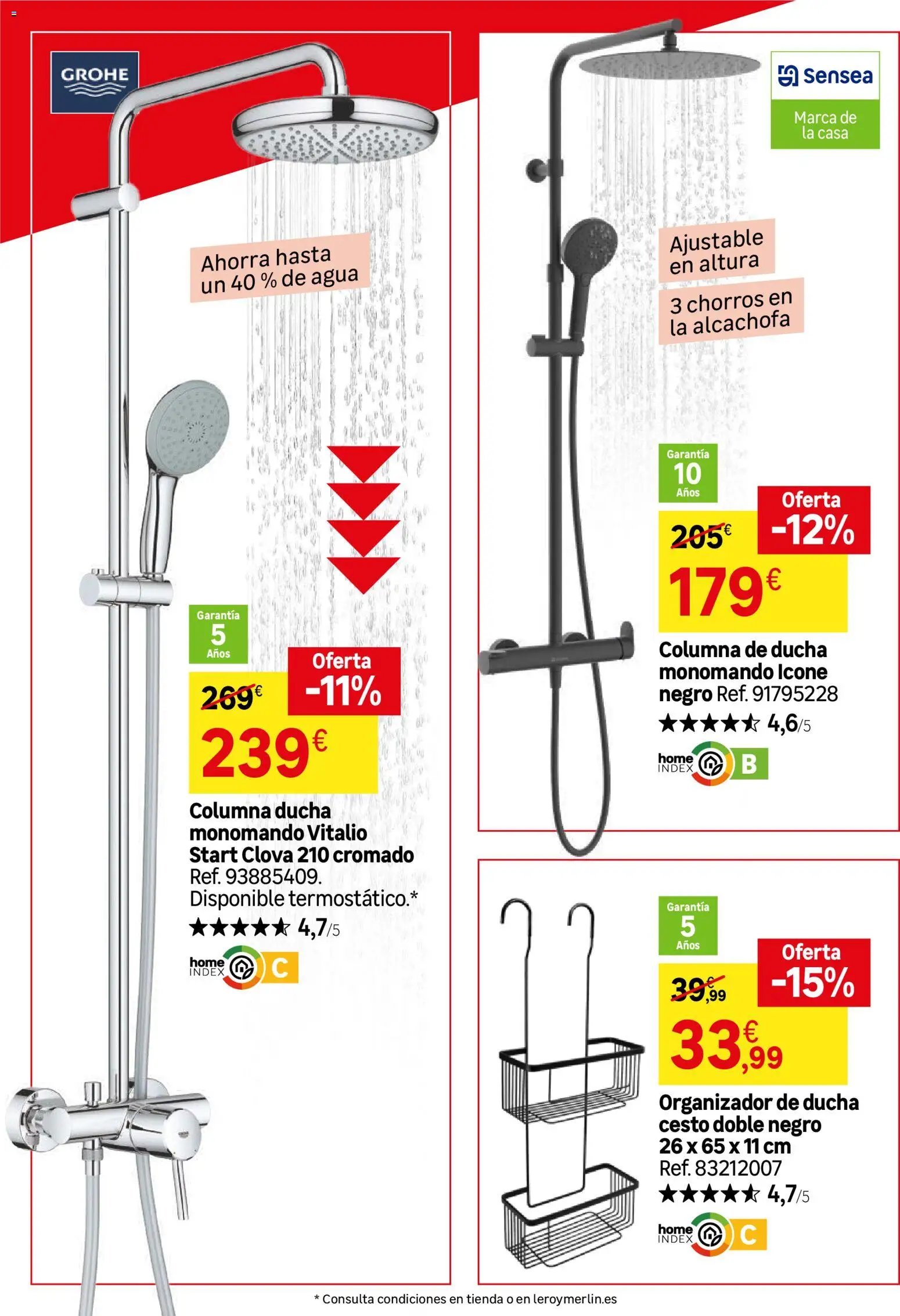 Leroy Merlin catálogo │ válido desde el 30.12.2025 | Página: 37 | Productos: Organizador, Ducha