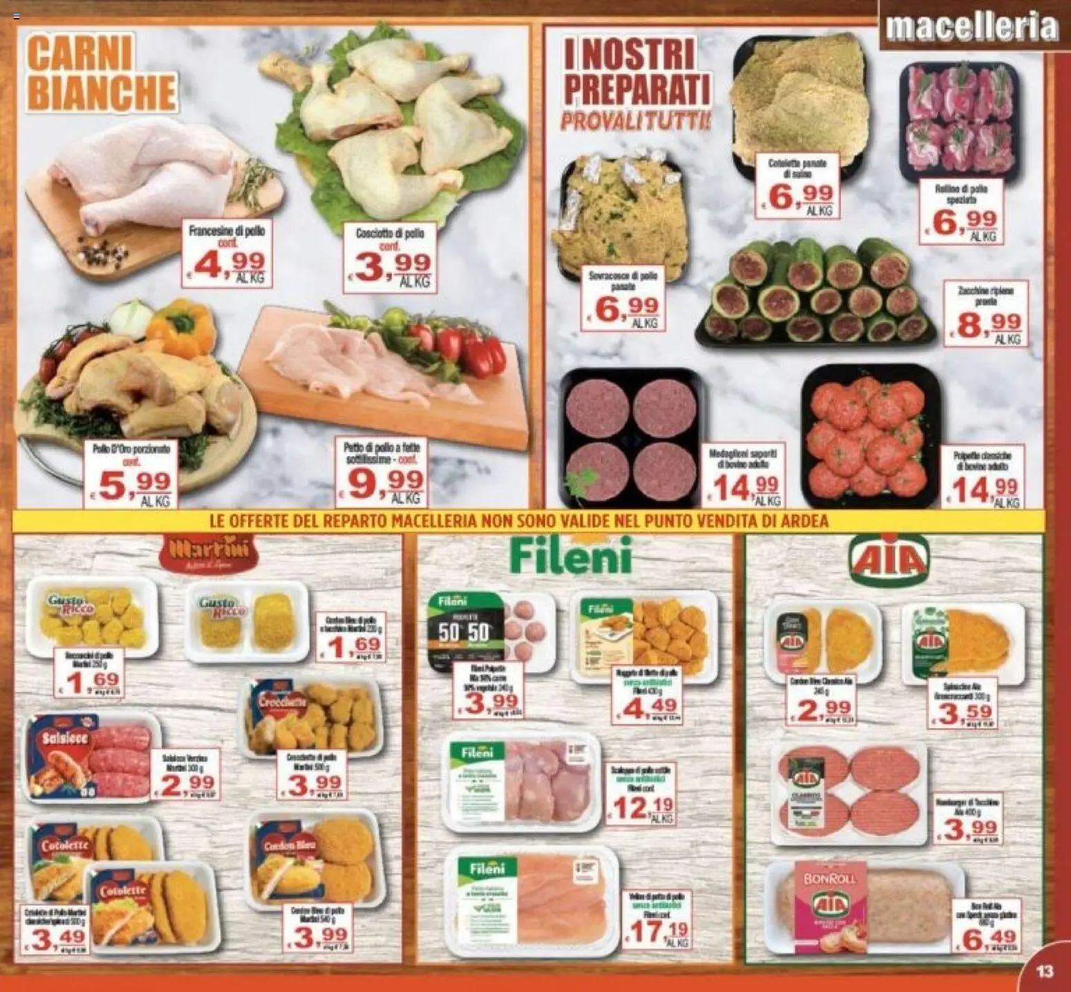 Volantino CTS del 07.04.2026 | Pagina: 13 | Prodotti: Petto di Pollo, Pollo, Polo, Zucchine