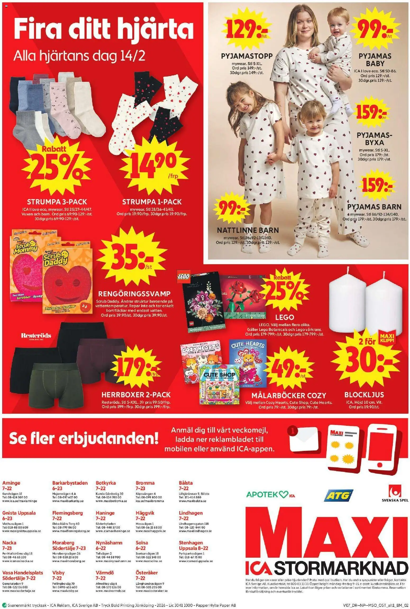 ICA Maxi reklamblad aktuell från 09.02.2026 | Sida: 12