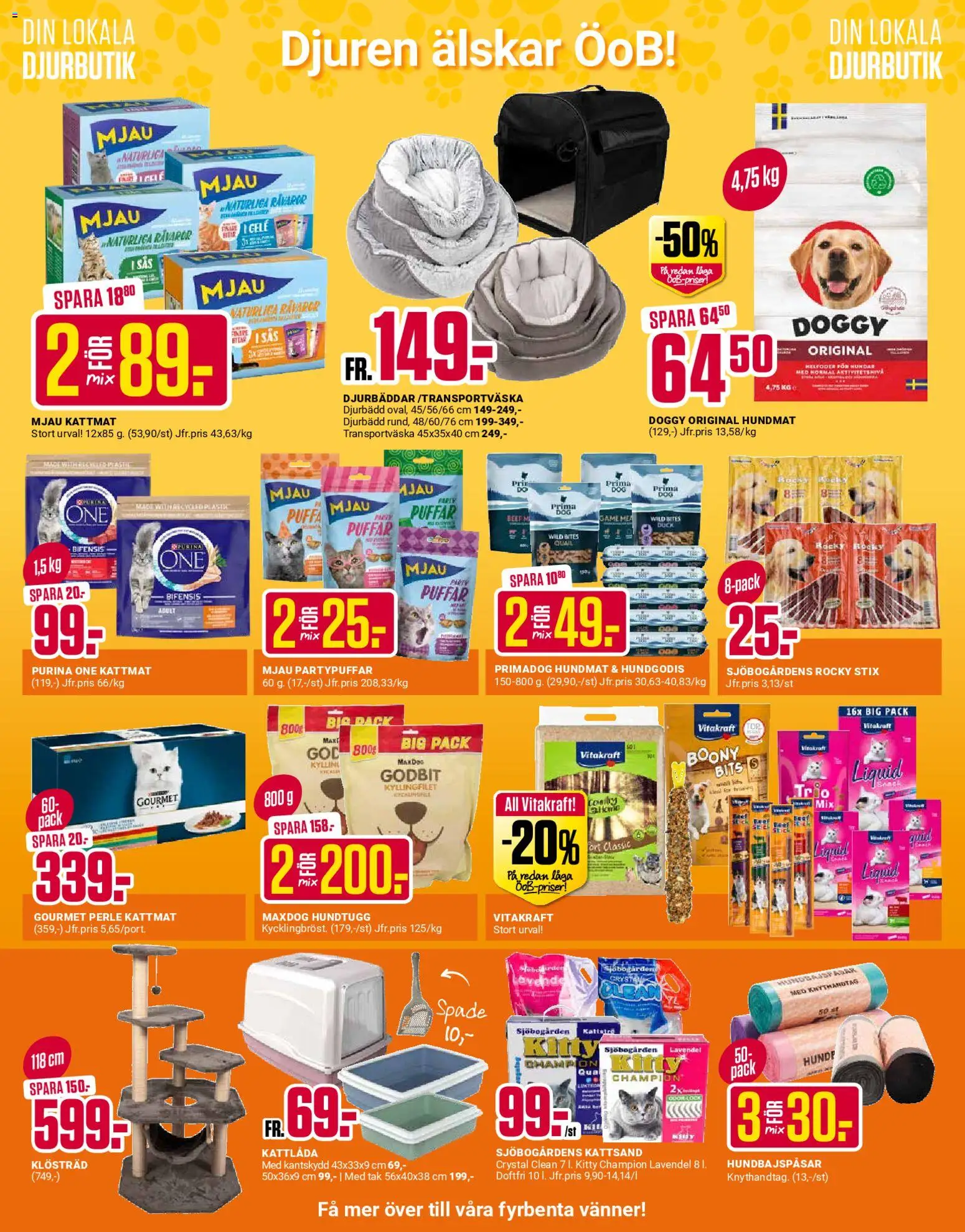 ÖoB reklamblad aktuell från 26.01.2026 | Sida: 5 | Produkter: Spade, Lavendel, Hundgodis, Hundmat