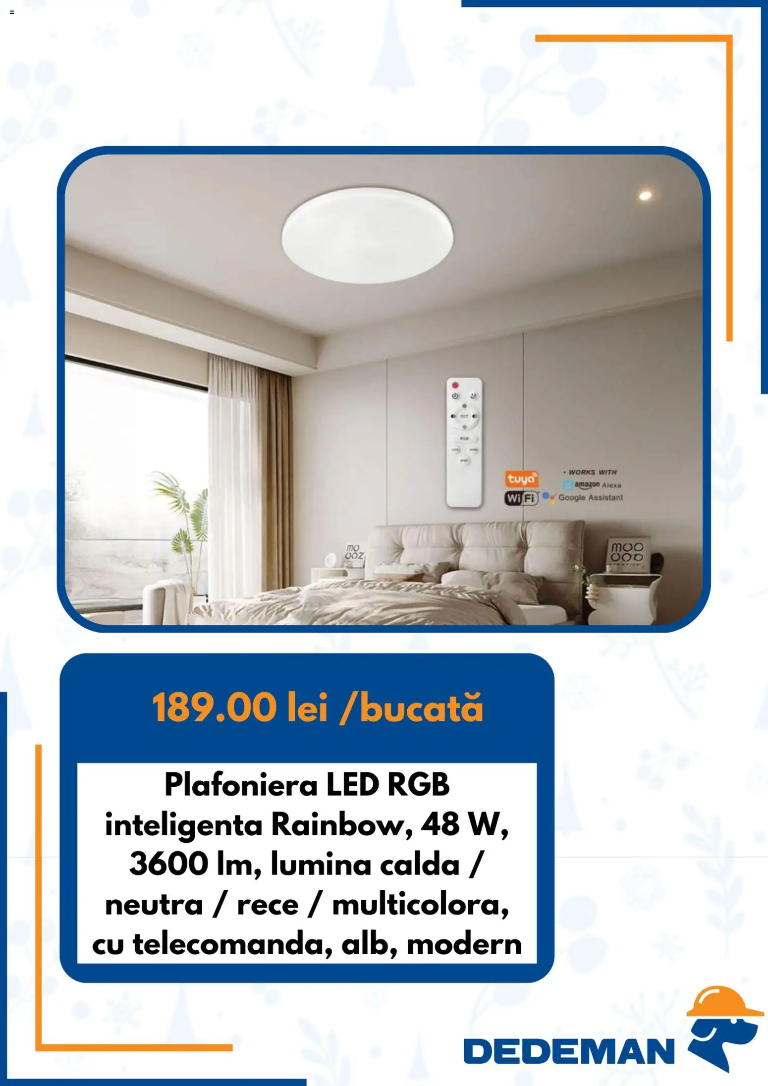 Noul catalog Dedeman – valabil de la 01.11.2025 | Pagină: 2 | Produse: Tavuk suyu, Plafonieră, Babak