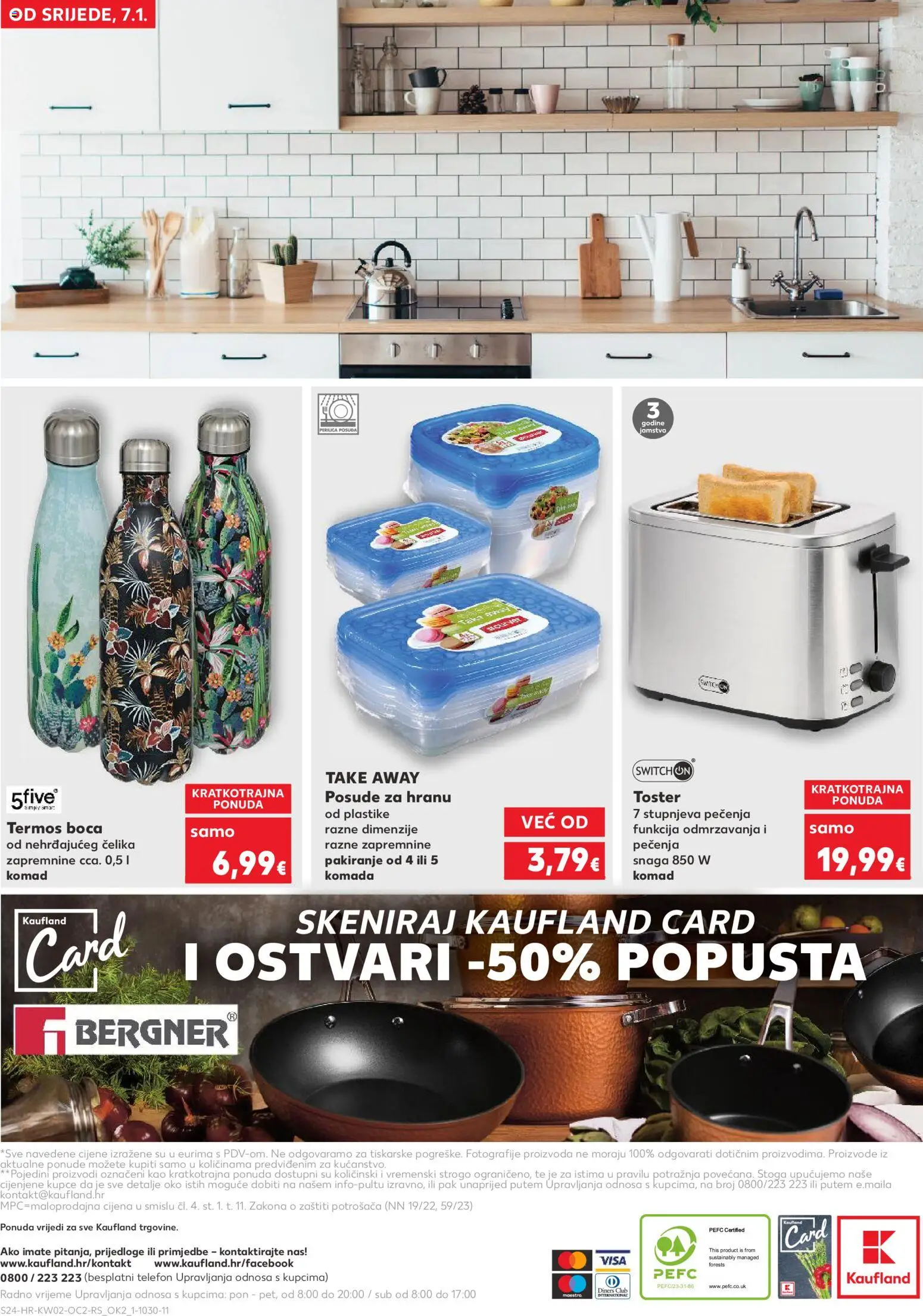 Kaufland katalog | vrijedi od 07.01.2026 | Stranica: 24 | Proizvodi: Toster, Perilica posuđa, Telefon, Termos