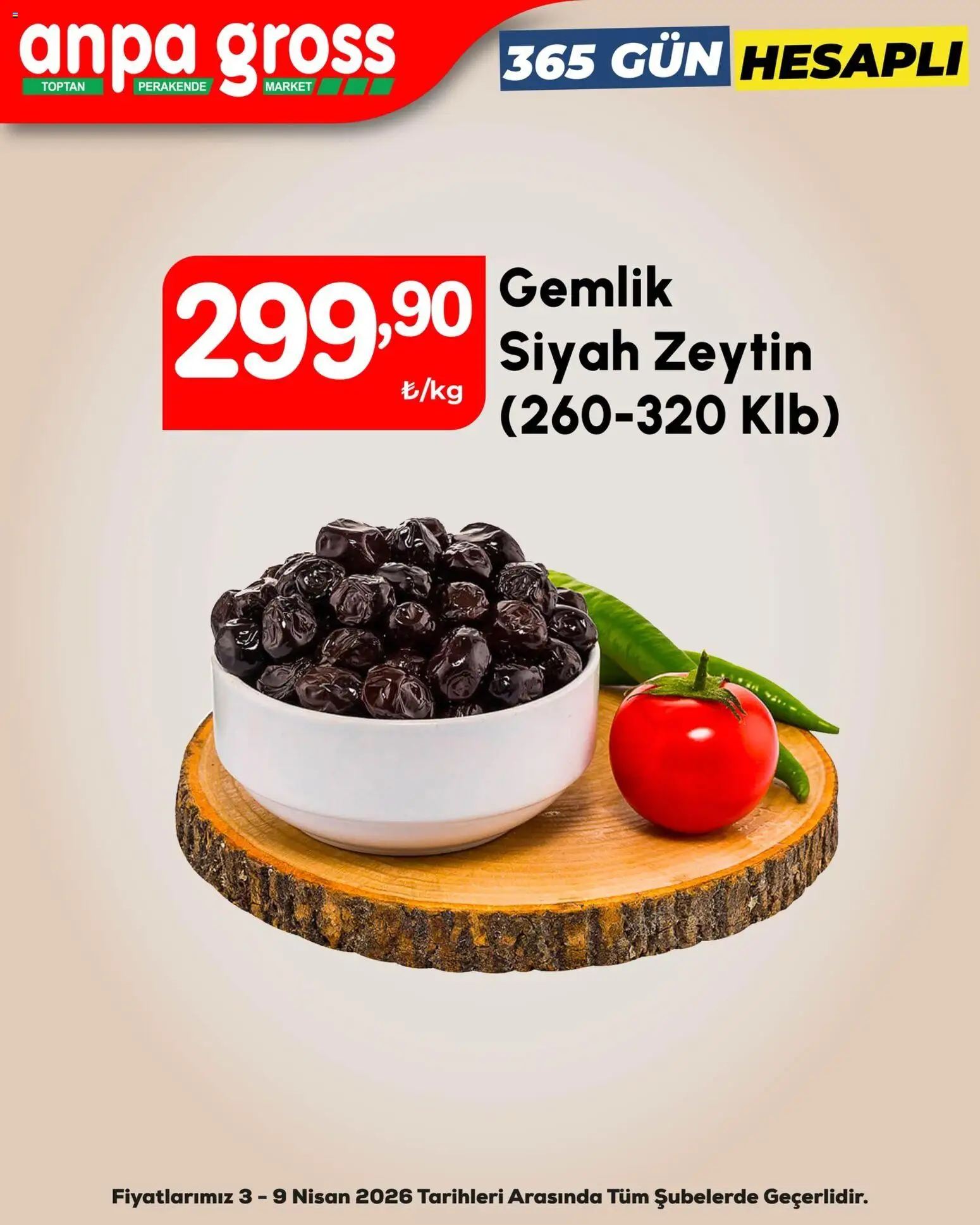 Anpa Gross Katalog - 03.04.2026 tarihinden itibaren geçerlidir | Sayfa: 6 | Ürünler: Zeytin