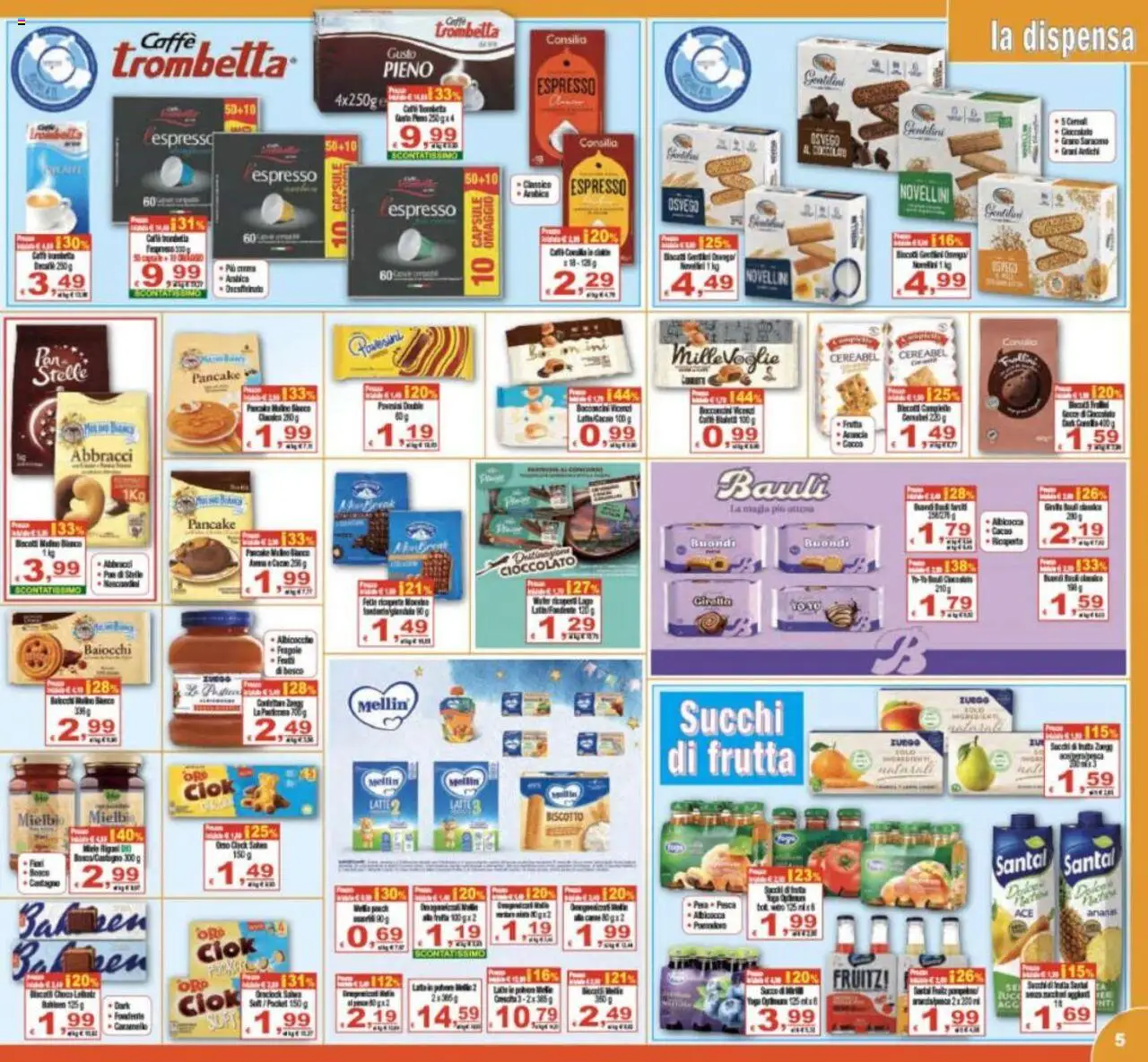 Volantino CTS del 17.10.2025 | Pagina: 5 | Prodotti: Caffè, Cioccolato, Ananas, Cacao