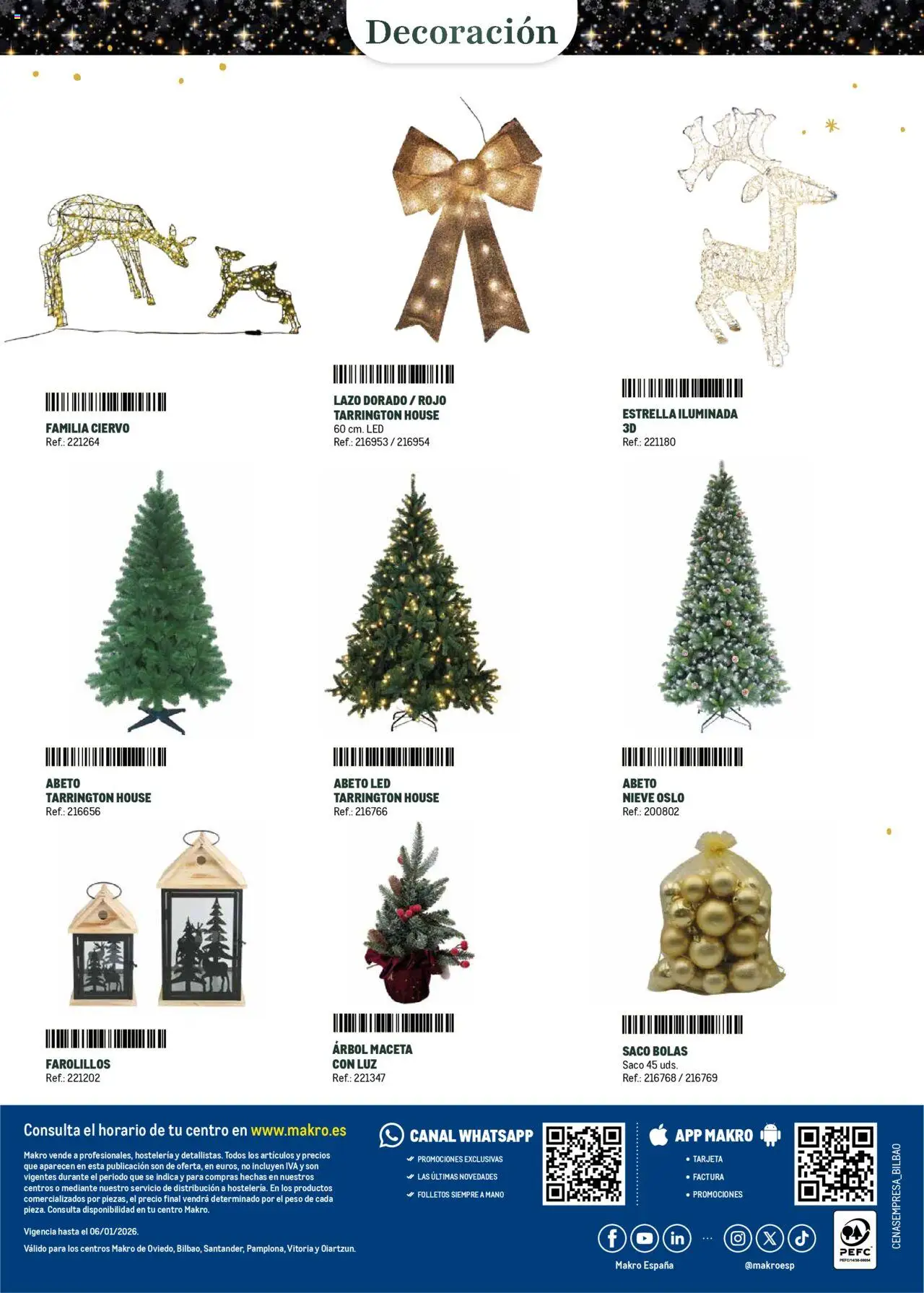 Makro - Comidas y Cenas de Navidad Norte │ válido desde el 03.10.2025 | Página: 32 | Productos: Peso, Maceta