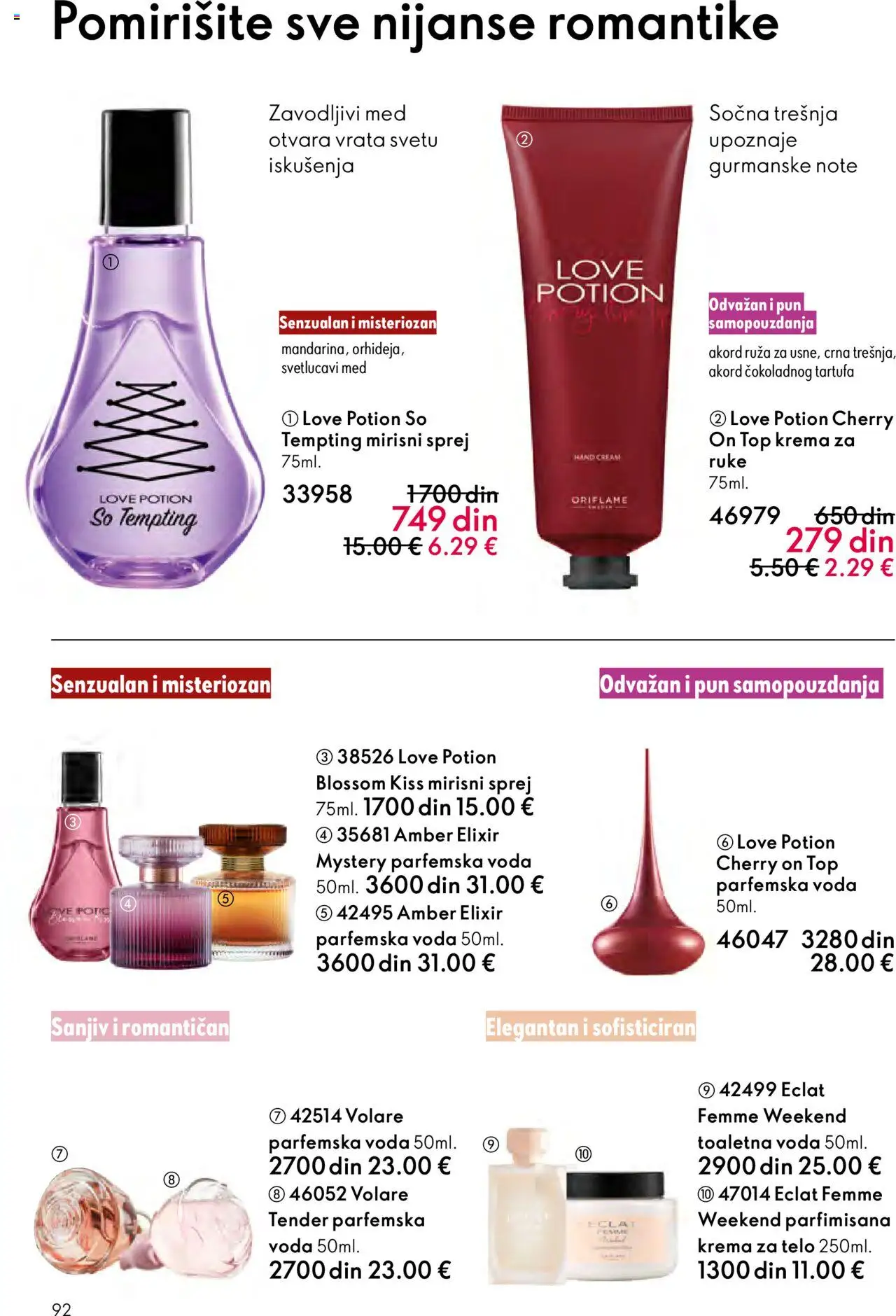 Oriflame katalog - važi od 14.09.2025 | Strana: 92