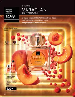 Katalógus AVON 2026 márciusi - amely érvényes a következő dátumtól: 01.03.2026 | Oldal: 14 | Termékek: Őszibarack, Parfüm