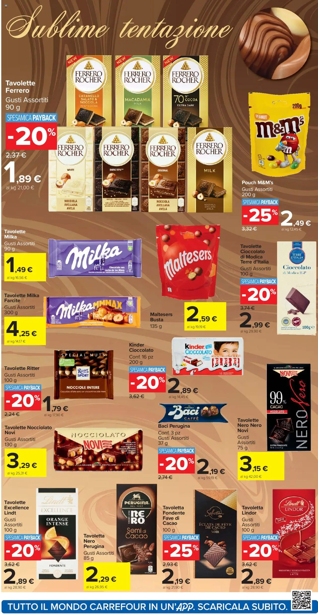 Volantino Carrefour del 10.10.2025 | Pagina: 12 | Prodotti: Caffè, Latte, Nocciole, Cacao