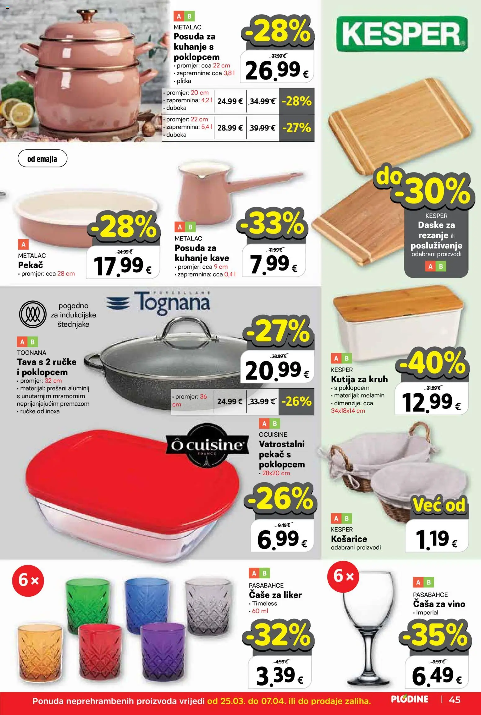 Plodine katalog | vrijedi od 25.03.2026 | Stranica: 45 | Proizvodi: Kutija, Vino, Liker, Kutija za kruh