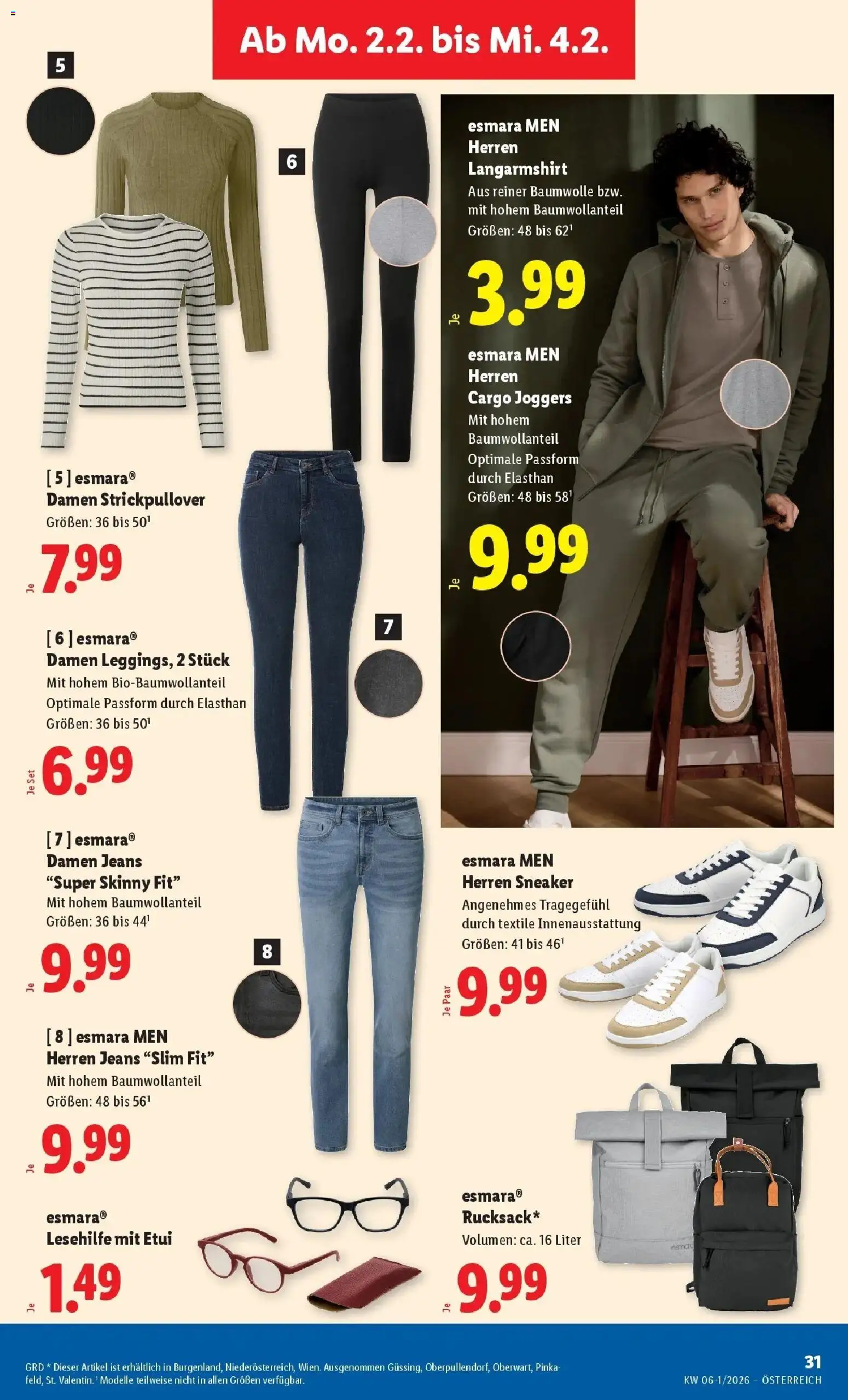 Lidl Flugblatt - St. Pölten, Klosterneuburg, Mödling gültig ab 29.01.2026 | Seite: 35 | Produkte: Jeans