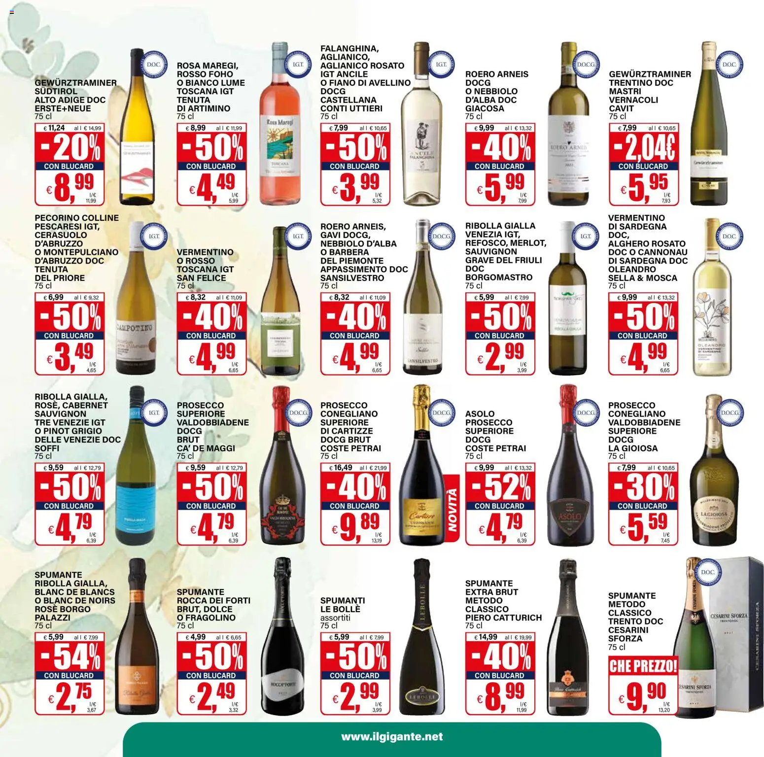 Volantino Il Gigante del 26.03.2026 | Pagina: 19 | Prodotti: Prosecco, Spumante, Pecorino