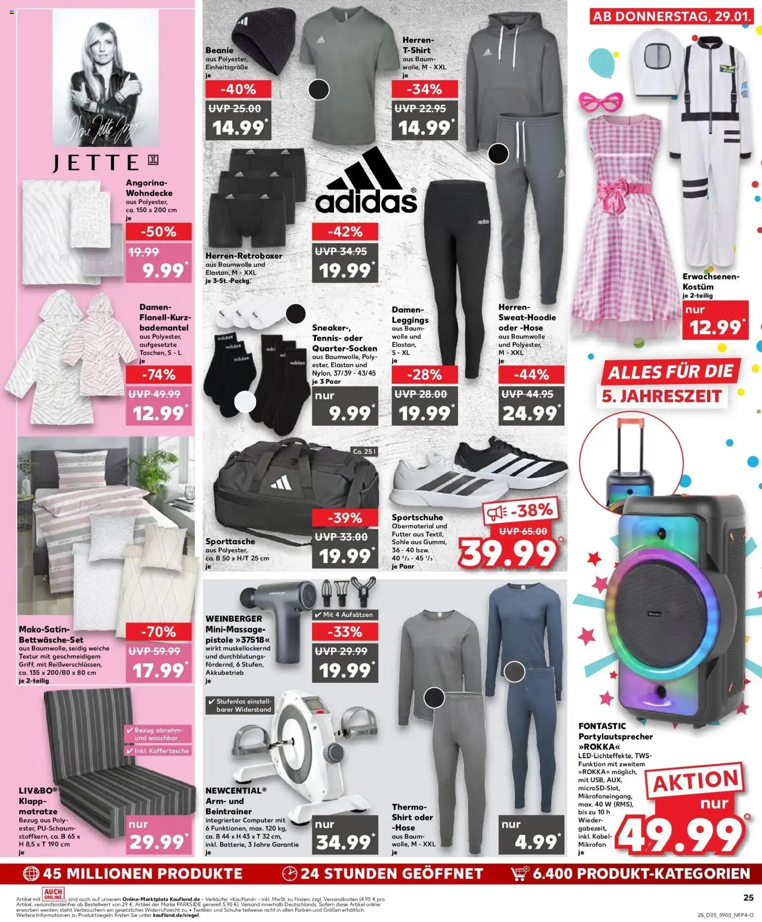 Kaufland prospekt Genthin	 – gültig ab 29.01.2026 | Seite: 25 | Produkte: Kabel, Shirt, Hose, Boxer