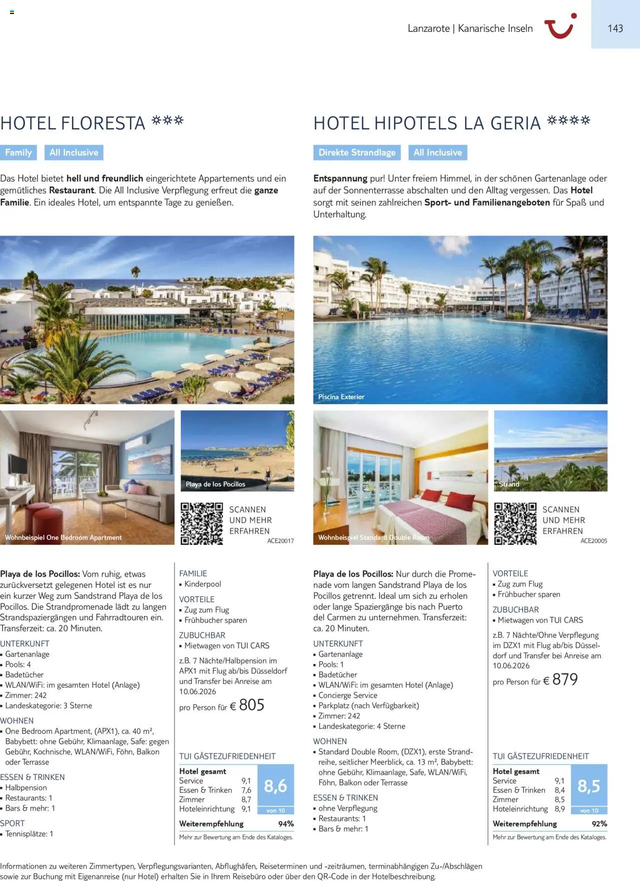 TUI Prospekt Kanaren, Kapverden & Senegal 2025/26	  – gültig ab 01.11.2025 | Seite: 143 | Produkte: Babybett