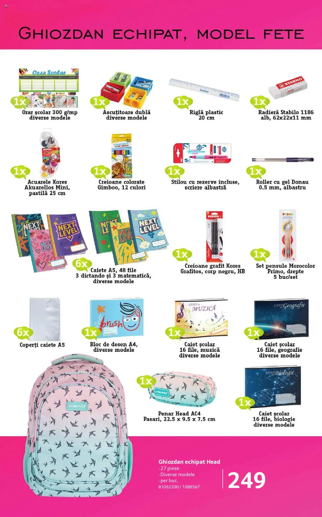 Catalog Selgros - Școala  – valabil de la 08.08.2025 | Pagină: 25 | Produse: Ascuțitoare, Ghiozdan
