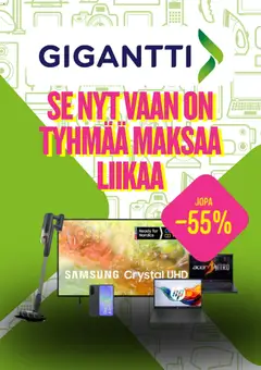 Gigantti-mainoslehti voimassa 06.02.2026 alkaen