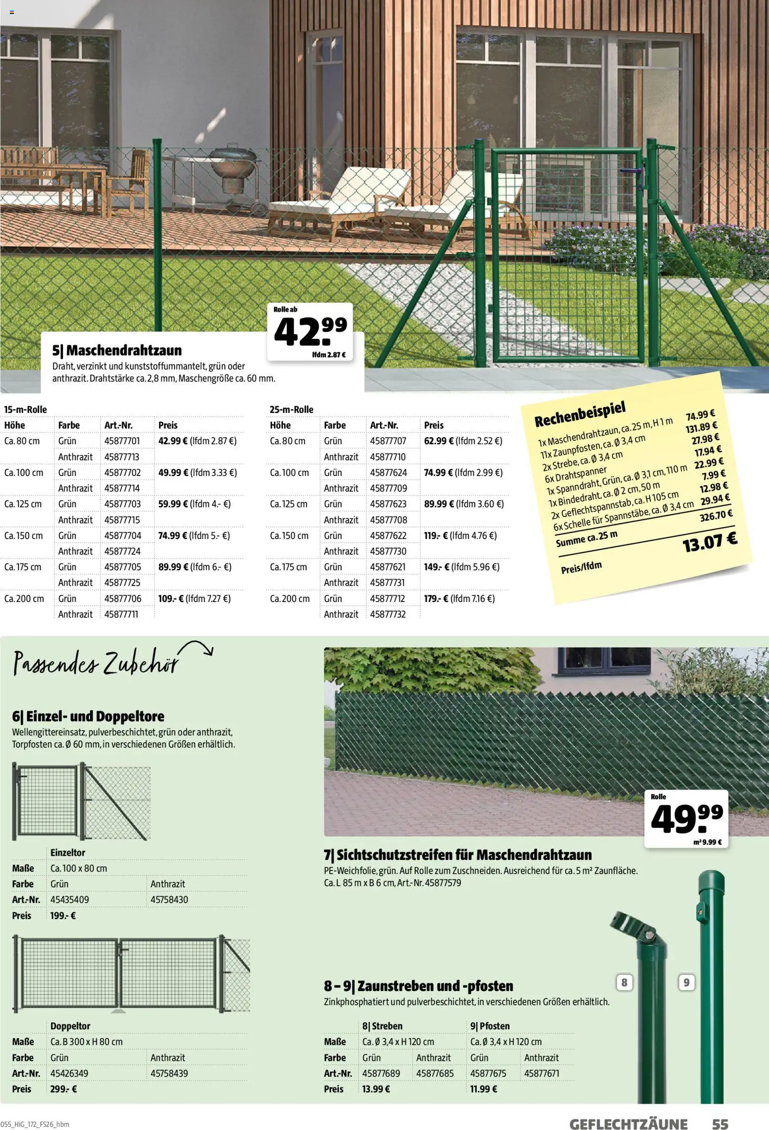 Hagebau Gartengestaltungsortiment – gültig ab 02.03.2026 | Seite: 55