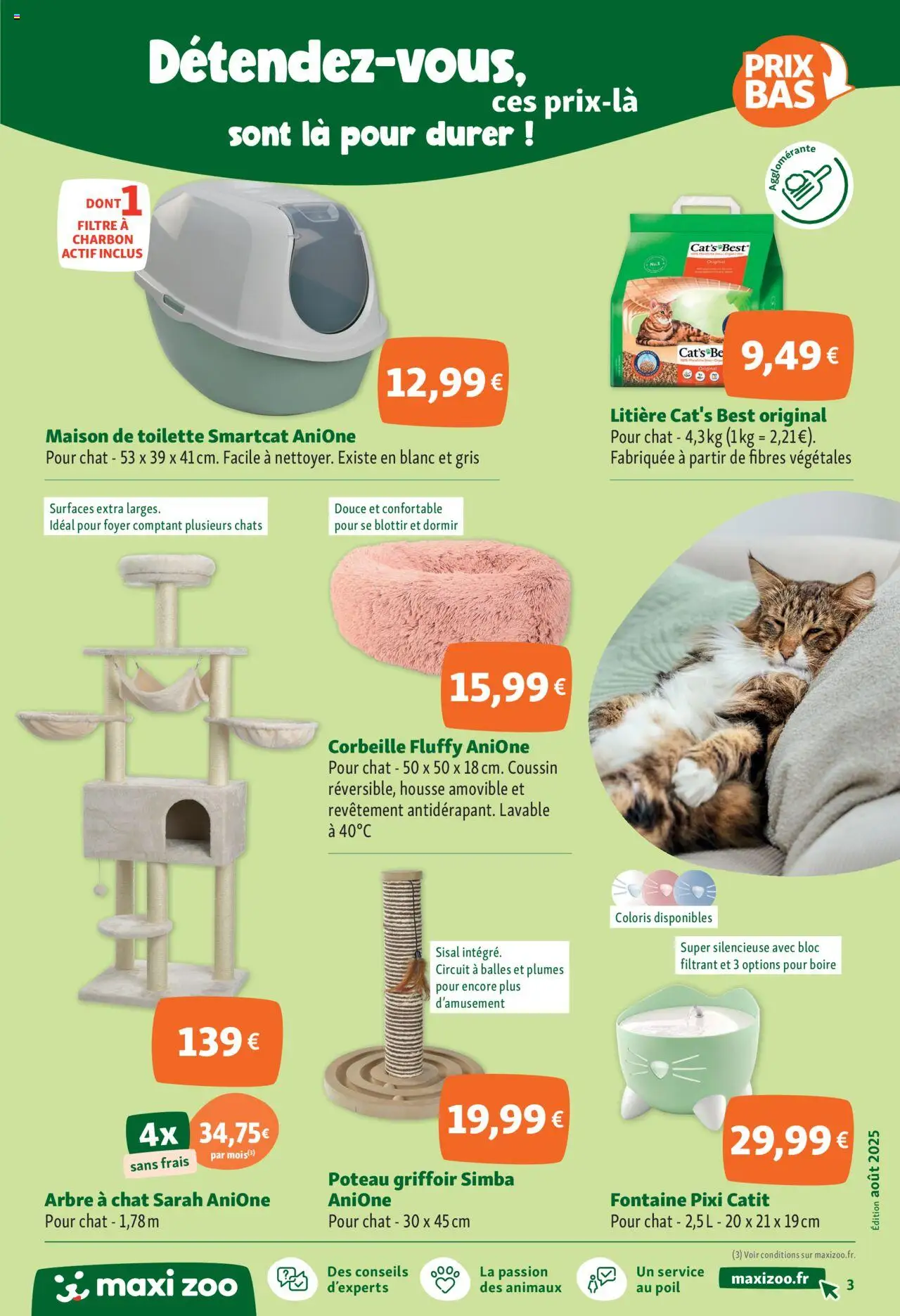  | Page: 3 | Produits: Filtre, Arbre à chat, Litière