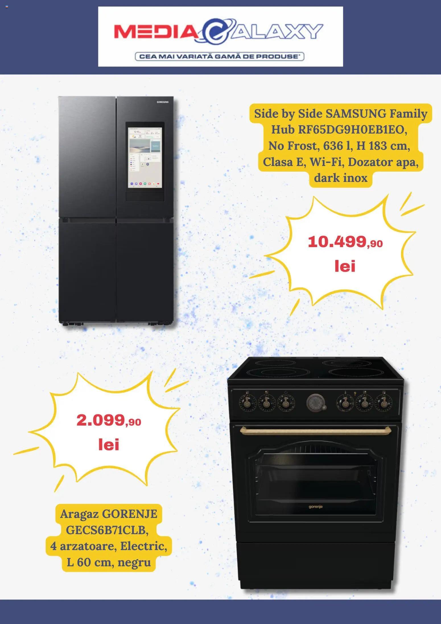Noul catalog Media Galaxy – valabil de la 19.03.2026 | Pagină: 4 | Produse: Aragaz