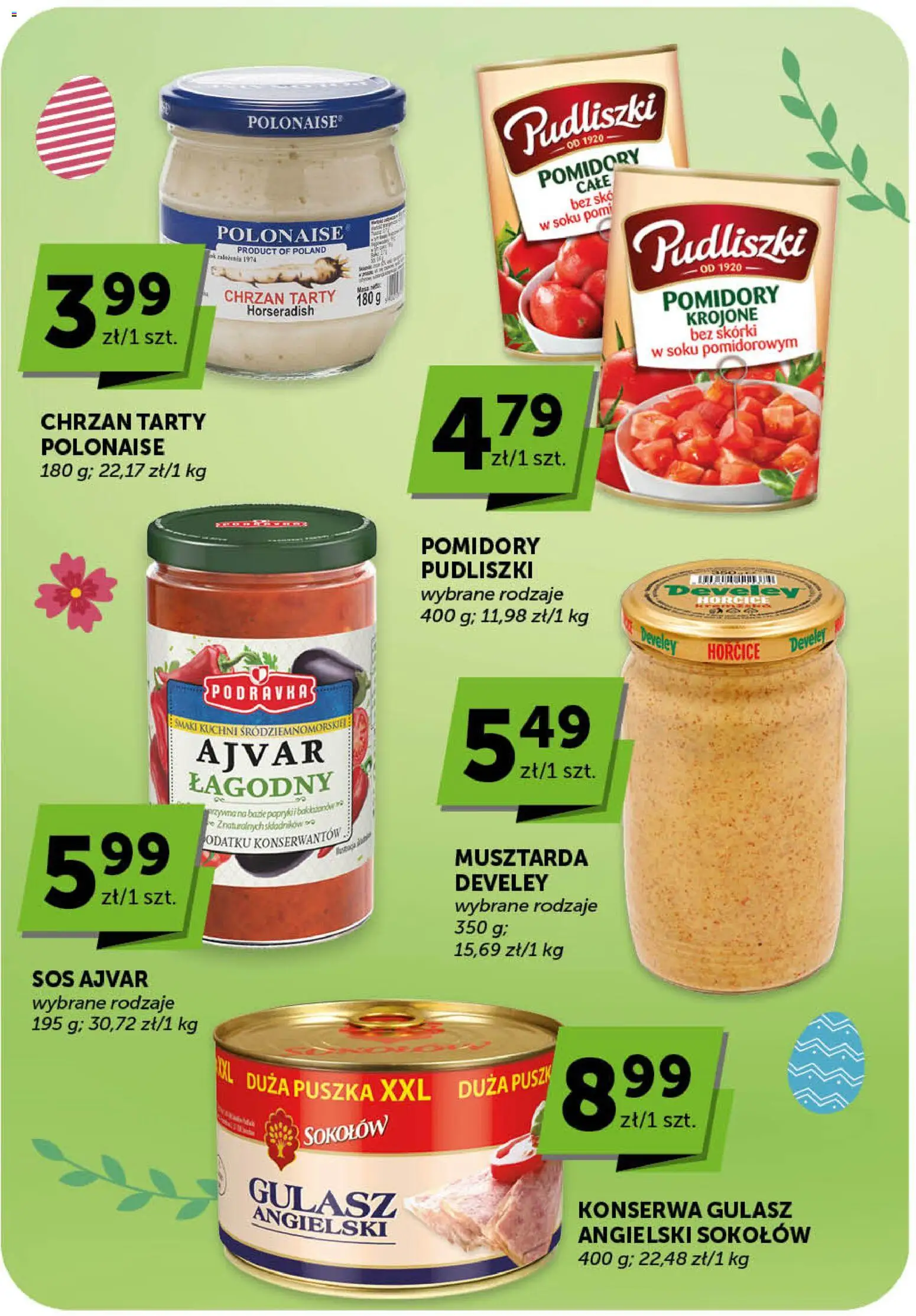 Euro Sklep gazetka od 19.03.2026 | Strona: 26 | Produkty: Musztarda, Gulasz angielski, Chrzan, Gulasz