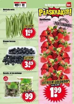 Dirk folder / publicité - Voorbeeld van een folder van Dirk, geldig van 01.04.2026 | Pagina: 21 | Producten: Aardbeien, Zak, Sla, Schaal