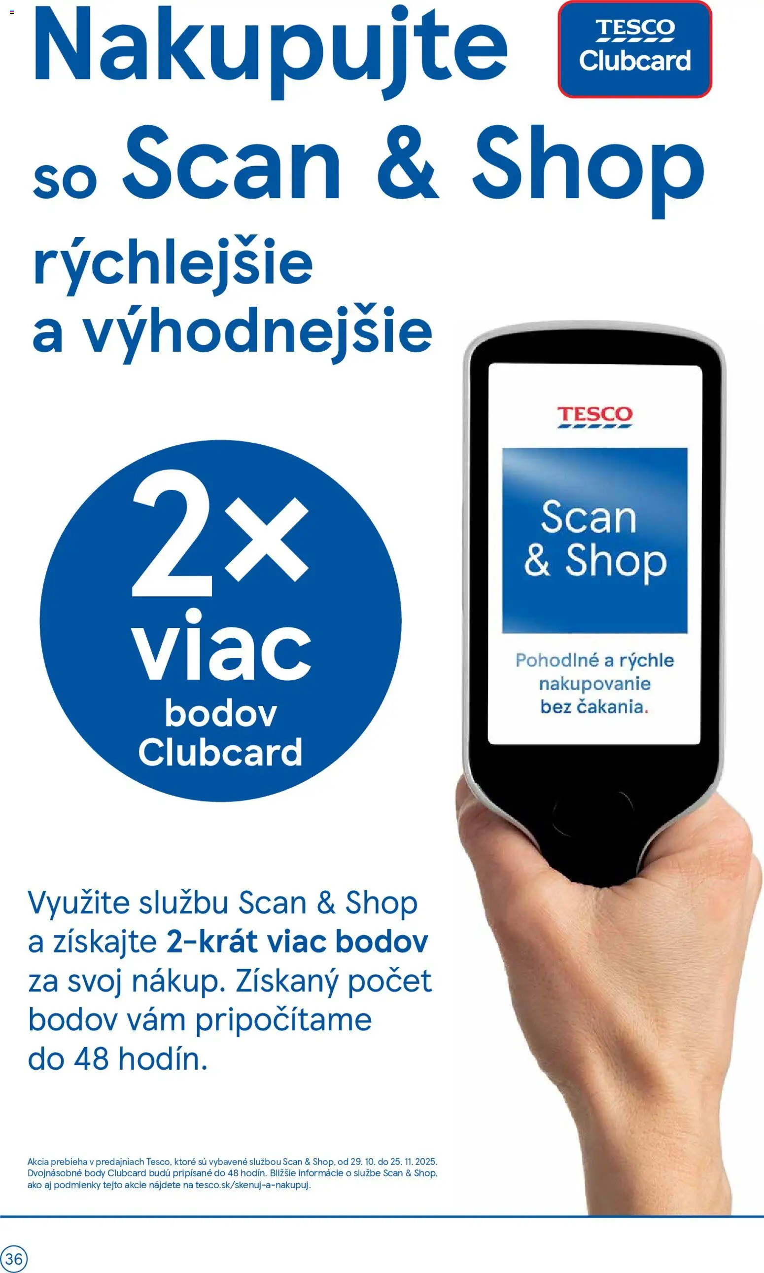 Nové Tesco akcie – leták je platný od 29.10.2025 | Strana: 36