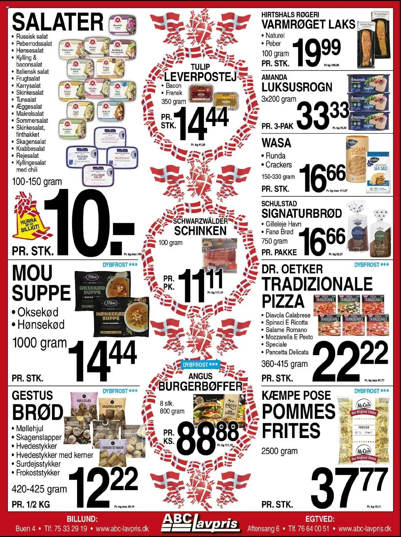 Abc Lavpris tilbudsavis – gyldig fra 17.09.2025 | Side: 5 | Produkter: Brød, Skinke, Makrel, Karrysalat