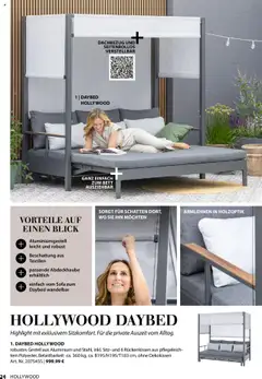 Dehner Gartenmöbel Trends 2025 gültig ab 20.01.2025 | Seite: 24 | Produkte: Bett, Sofa