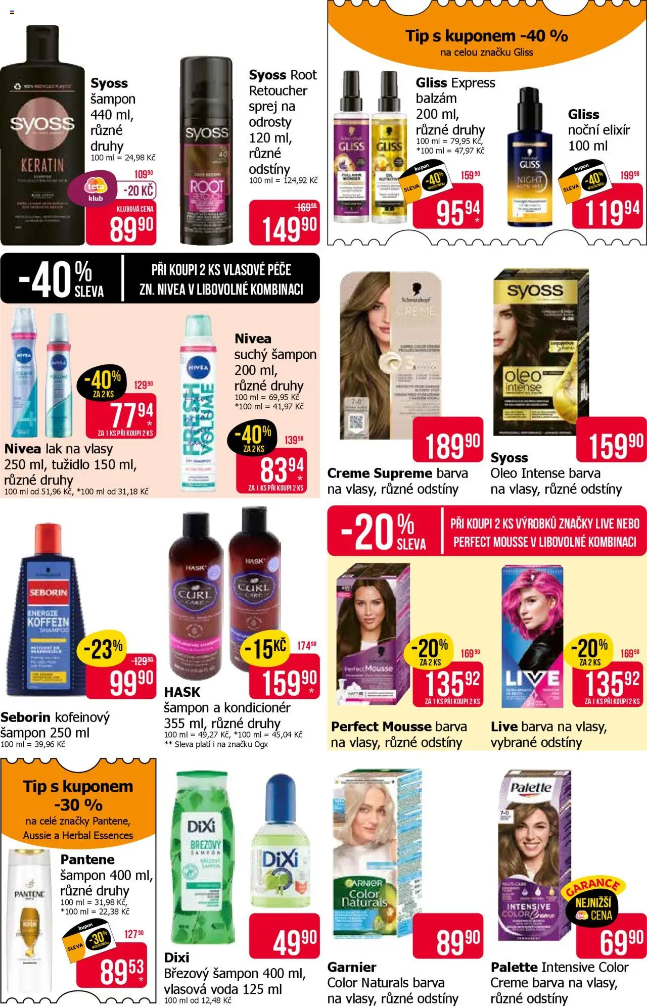 TETA Drogerie leták od 11.09.2025 | Strana: 8 | Produkty: Syoss, Suchý šampon, Kondicionér, Tužidlo