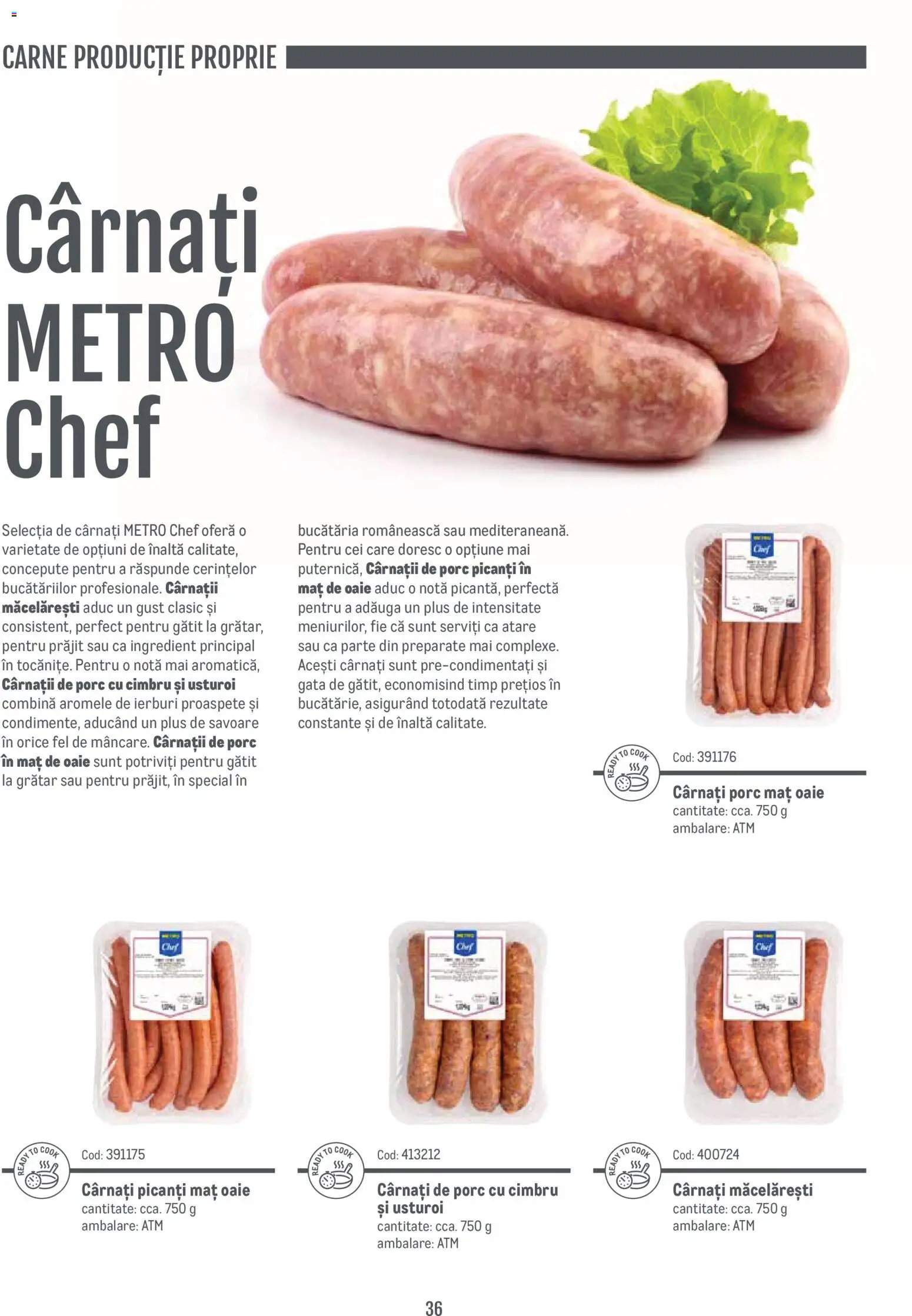 Noul catalog Metro – valabil de la 14.11.2024 | Pagină: 36 | Produse: Grătar, Cârnați, Usturoi