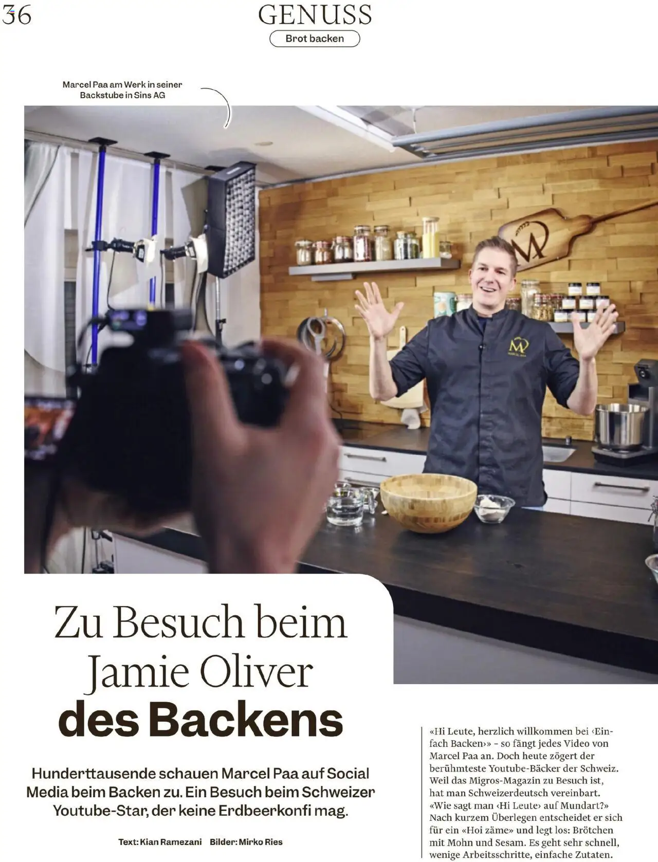 Migros Magazin ab 03.06.2025 | Seite: 36 | Produkte: Brot, Video, Bilder