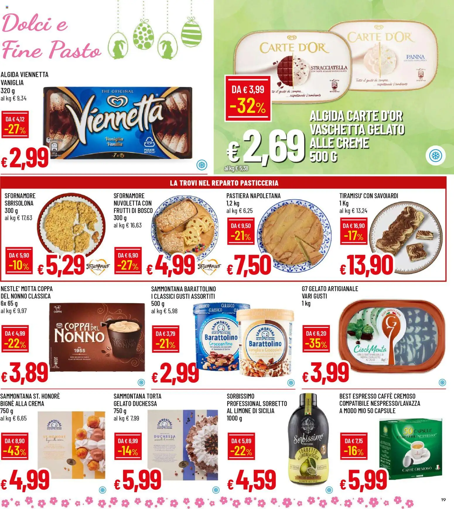 Volantino Galassia del 26.03.2026 | Pagina: 19 | Prodotti: Panna, Limone, The, Menta